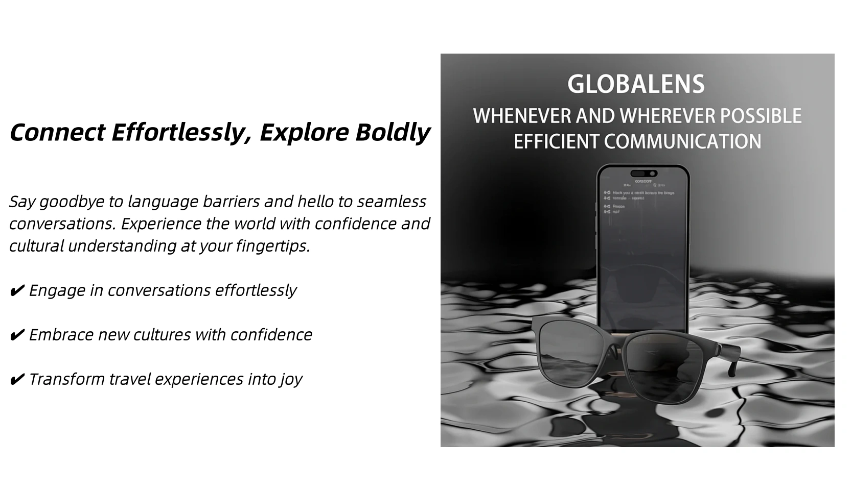 人工智能眼镜可翻译144种语言